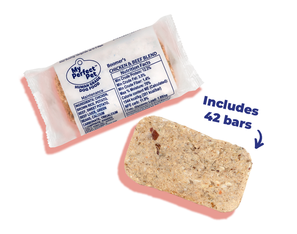 Chicken and Beef Blend - 14 bars for 4-week trial, then 42 bars every 12 weeks