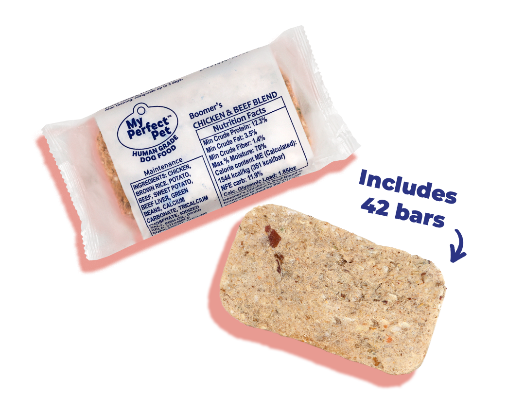 Chicken and Beef Blend - 14 bars for 4-week trial, then 42 bars every 12 weeks