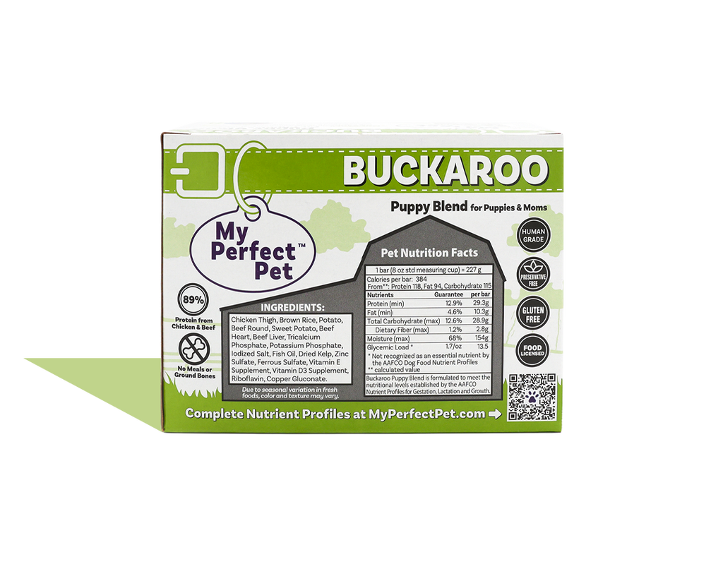 Chicken for Puppies - 14 bars for 1-week trial, then 42 bars every 3 weeks