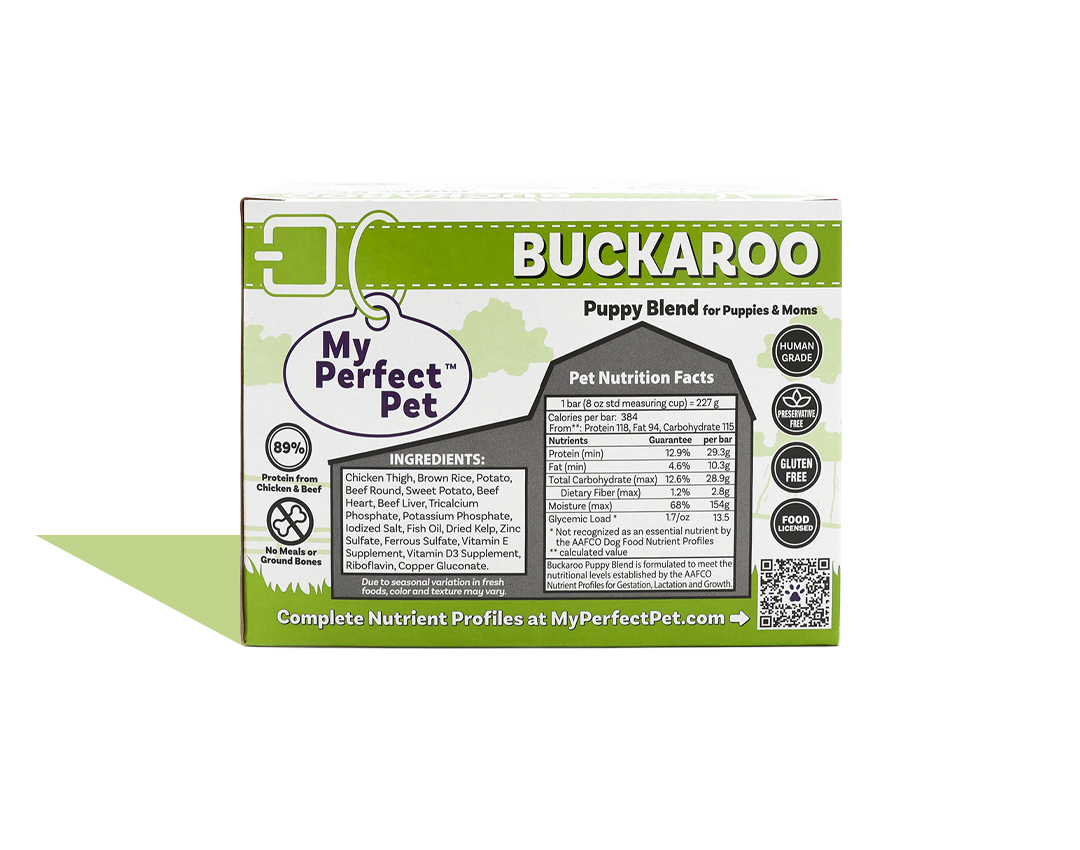 Chicken for Puppies - 14 bars for 1-week trial, then 42 bars every 3 weeks