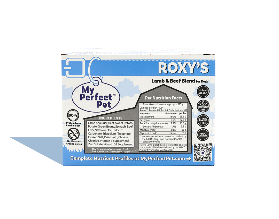 Lamb and Beef Grain Free Blend - 14 bars for 2-week trial, then 42 bars every 6 weeks