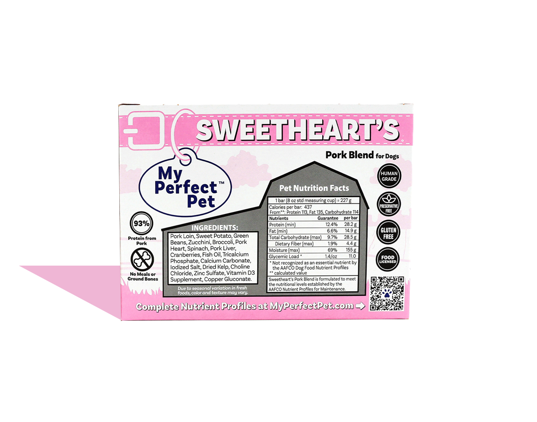 Pork Grain Free Blend - 14 bars for 2-week trial, then 42 bars every 6 weeks